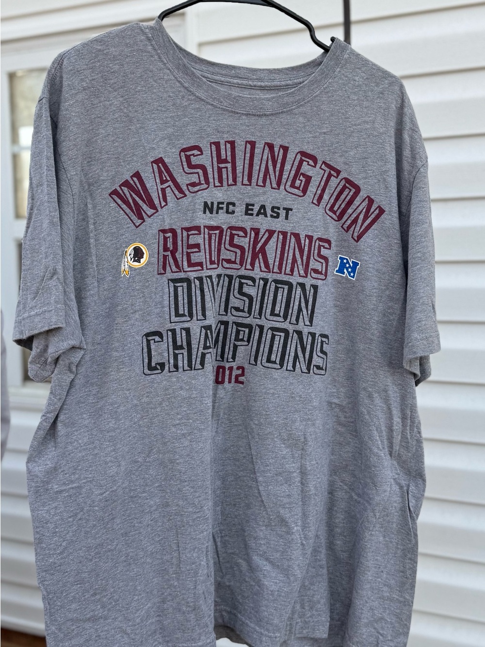 Washington Redskins Gray Graphic Tee - Division Champions